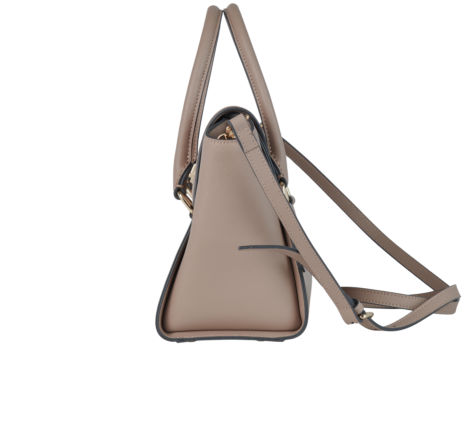 Medium Pimlico Handbag, &pound;130, Handbags, Taupe, Leather, Bottom view